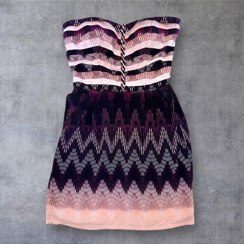 Charlie Jade 100% Silk Mini Dress Size Small Absolutely stunning colors Small